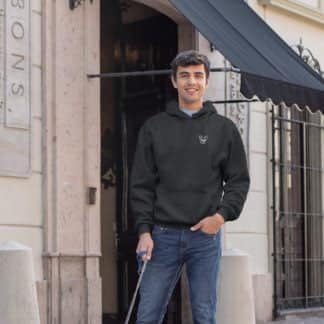 French Bulldog Gifts Embroidered Hoodie Top From The House Of Dog.