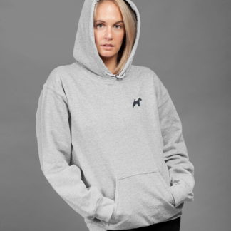 Fox Terrier Gifts Embroidered Hooded Top From The House Of Dog.