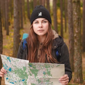 Westie West Highland White Terrier Owner Gifts, Unisex Beanie Ski Hat With Embroidered Design From The House Of Dog.