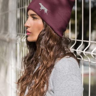 English Pointer Clothing Gifts. Soft Knit Warm Winter Beanie Ski Hat.