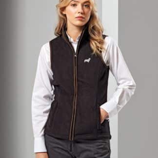 Welsh Corgi Owner Clothing Gifts Embroidered Fleece Gilet From The House Of Dog.