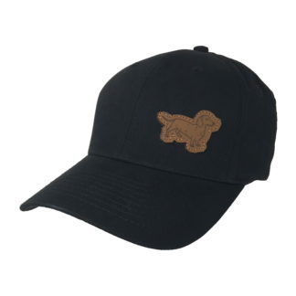Dachshund Sausage Dog Owner Gifts, Heavy Cotton Baseball Cap. Black/Tan. From The House Of Dog, from The House Of Dog