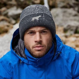 English pointer owner clothing gifts. water repellent thermal beanie ski hat from the house of dog.