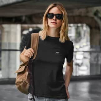 English Pointer Owner Clothing Gift Embroidered Heavyweight Organic Cotton T-shirt From The House Of Dog.