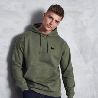 Black Labrador Retriever Gift, Black Lab Owner Gifts Embroidered Hoodie From The House Of Dog.