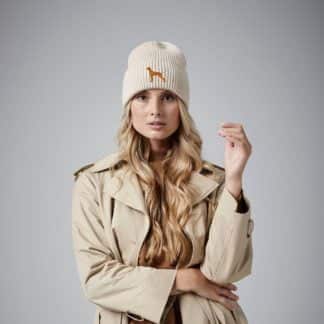 Hungarian Vizsla Owner Clothing Gifts.  Oversized Cuffed Beanie Ski Hat From The House Of Dog.