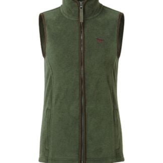 Chocolate Labrador Clothing Gift, Owner Gifts, Embroidered Women's Fit Fleece Gilet From The House Of Dog.