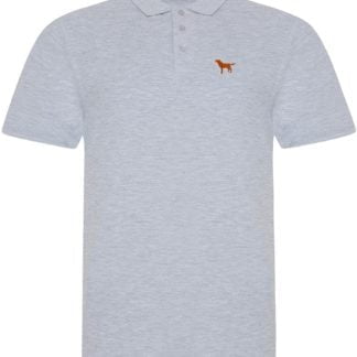 Fox Red Labrador Clothing Gifts, Owner Gift Embroidered Polo Shirt, From The House Of Dog.