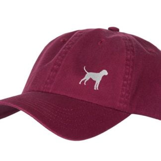 Boxer Dog Owner Clothing Gifts. 100% Washed Chino Cotton Embroidered 6 Panel Unstructured Baseball Cap From The House Of Dog.