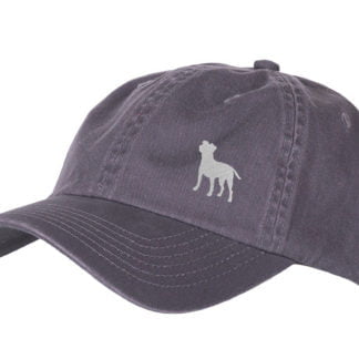 Jack Russell Terrier Silhouette Owner Clothing Gifts. 100% Washed Chino Cotton Embroidered 6 Panel Unstructured Baseball Cap Hat