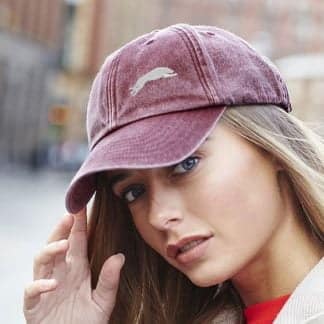 Deerhound, Greyhound, Lurcher, Sighthound Owner Gift, Vintage Washed  Heavyweight Cotton Unstructured 6 Panel Baseball Cap.