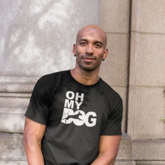 Dobermann Dobie Owner Clothing Gift Printed Heavyweight Organic Cotton Oh My Dog T-shirt Gift From The House Of Dog.