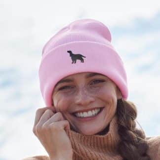 Cocker Spaniel Owner Gifts, Unisex Beanie Ski Hat With Embroidered Design From The House Of Dog.