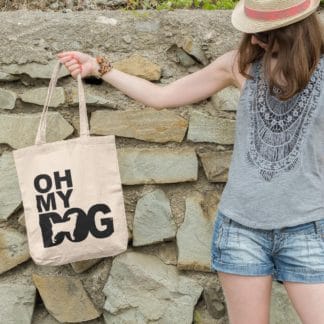 Oh My Dog! Jack Russell Terrier Owner Gift: Premium Cotton Tote Bag. Heavyweight 100% Cotton