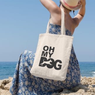 Oh My Dog! Dobermann Owner Gift: Premium Cotton Tote Bag. Heavyweight 100% Cotton