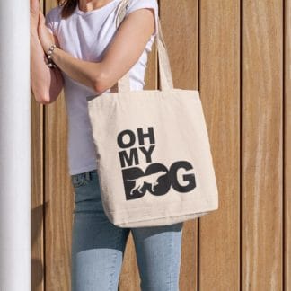 Oh My Dog! English Pointer Owner Gift: Premium Cotton Tote Bag. Heavyweight 100% Cotton