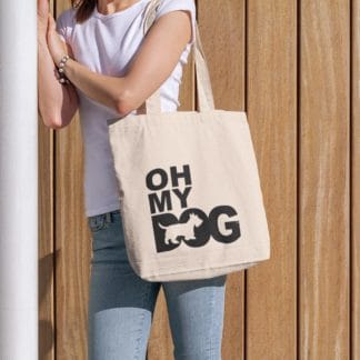 Oh My Dog! Scottish Terrier Owner Gift: Premium Cotton Tote Bag. Heavyweight 100% Cotton