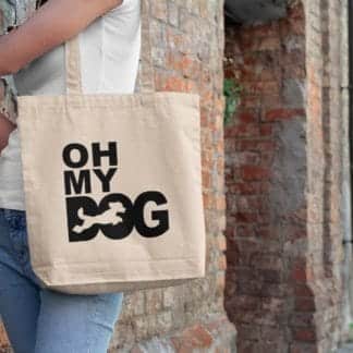 Oh My Dog! Poodle Owner Gift: Premium Cotton Tote Bag. Heavyweight 100% Cotton