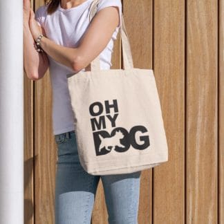 Oh My Dog! Cairn Terrier Owner Gift: Premium Cotton Tote Bag. Heavyweight 100% Cotton