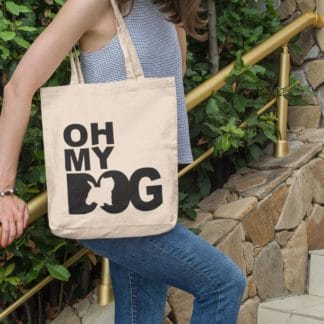 Oh My Dog! West Highland White 'Westie' Terrier Owner Gift: Premium Cotton Tote Bag. Heavyweight 100% Cotton