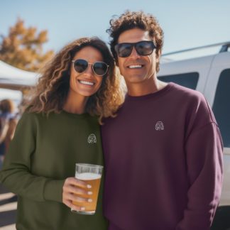 Cockapoo Owner Gift Embroidered Fashion Quality Heavyweight Organic Cotton Sweatshirt From The House Of Dog.