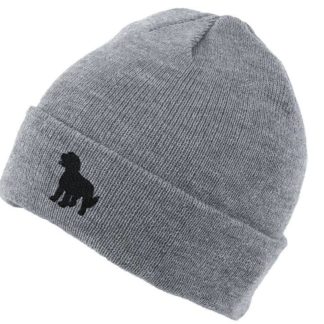 Cockapoo Owner Gifts, Unisex Beanie Ski Hat With Embroidered Design From The House Of Dog.