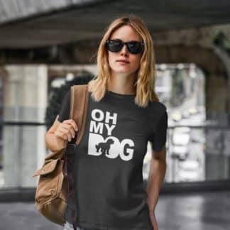 Oh My Dog! Cockapoo Owner Clothing Gifts Printed Heavyweight Organic Cotton T-shirt Gift From The House Of Dog.