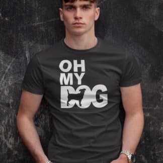 Oh My Dog! Jack Russell Terrier Owner Clothing Gifts. Printed Heavyweight Organic Cotton T-Shirt  from The House Of Dog.