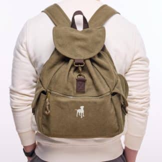 Rottweiler Rottie Gifts Embroidered Vintage Retro Style Canvas Back Pack. A Unique Product From The House Of Dog.