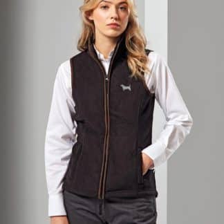 Basset Hound Owner Clothing Gift Embroidered Fleece Gilet, From The House Of Dog.