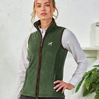 Boxer Owner Clothing Gift Embroidered Fleece Gilet, From The House Of Dog.
