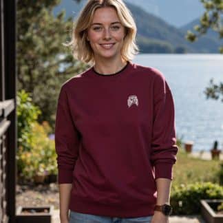 The House Of Dog: English Springer Spaniel Embroidered Heavyweight Organic Cotton Unisex Sweatshirt