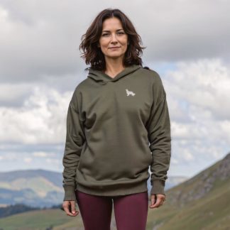 Cavalier King Charles Spaniel Clothing Gifts Embroidered Unisex Eco-Friendly Super Heavyweight Hooded Sweatshirt From The House Of Dog.