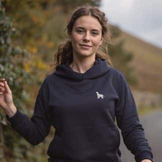 Cocker Spaniel Clothing Gifts Embroidered Unisex Eco-Friendly Super Heavyweight Hooded Sweatshirt From The House Of Dog.