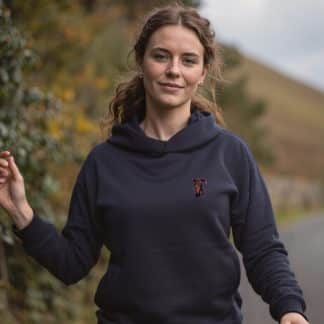 Dobermann Clothing Gifts Embroidered Unisex Eco-Friendly Super Heavyweight Hooded Sweatshirt From The House Of Dog.