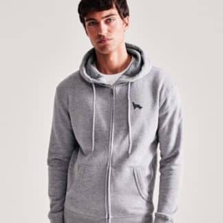 Cavalier King Charles Spaniel Gifts Embroidered Organic Cotton Eco Friendly Heavyweight Full Zip Hoodie From The House Of Dog