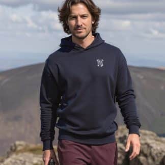 Staffordshire Bull Terrier Staffy Clothing Gifts Embroidered Unisex Eco-Friendly Super Heavyweight Hooded Sweatshirt From The House Of Dog.