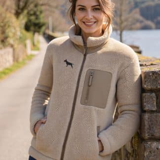 Bull Terrier Owner Gift Clothing Gifts Embroidered Unisex Heavyweight Sherpa Fleece Jacket From The House Of Dog