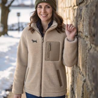 Basset Hound Owner Gift Clothing Gifts Embroidered Unisex Heavyweight Sherpa Fleece Jacket From The House Of Dog