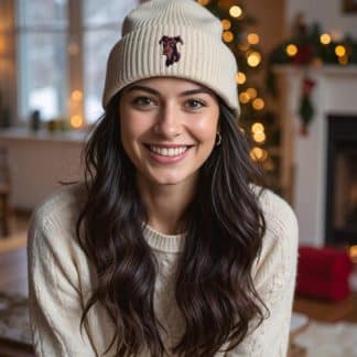 Dobermann Clothing Gifts.  Oversized Cuffed Beanie Ski Hat From The House Of Dog.